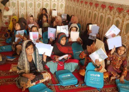 18,000 children in Farah enrolled in education classes