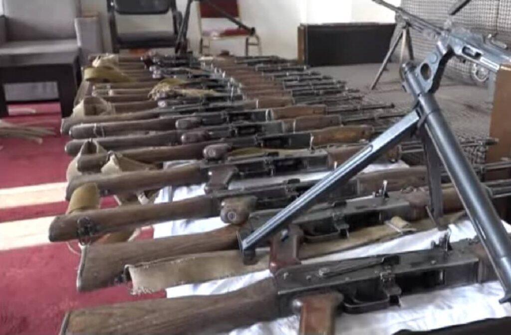 Intelligence forces discover arms cache in Ghor