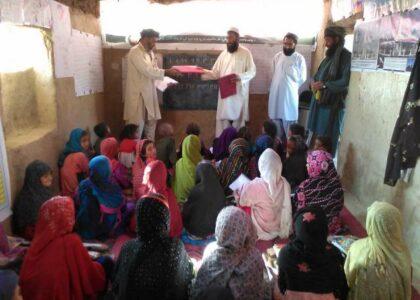 Quick learning classes for 12000 Logar children set up