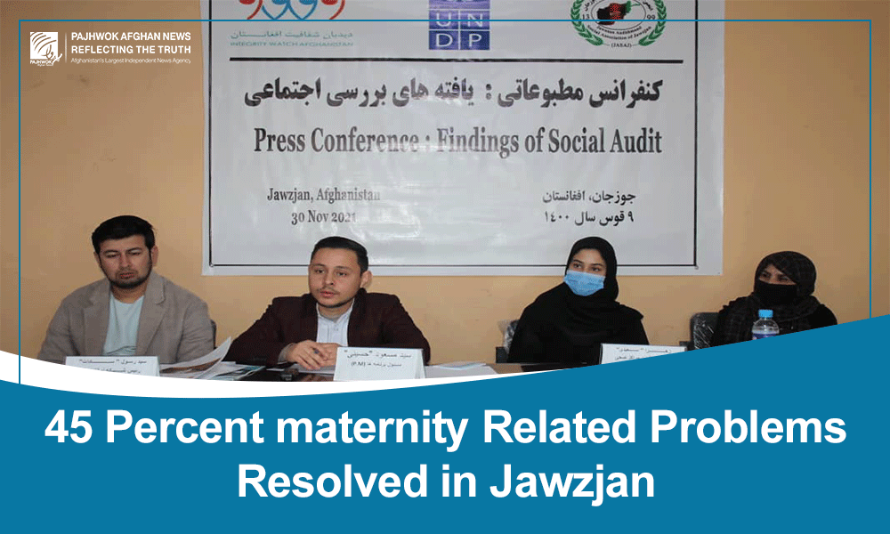 45 percent maternity related problems resolved in Jawzjan