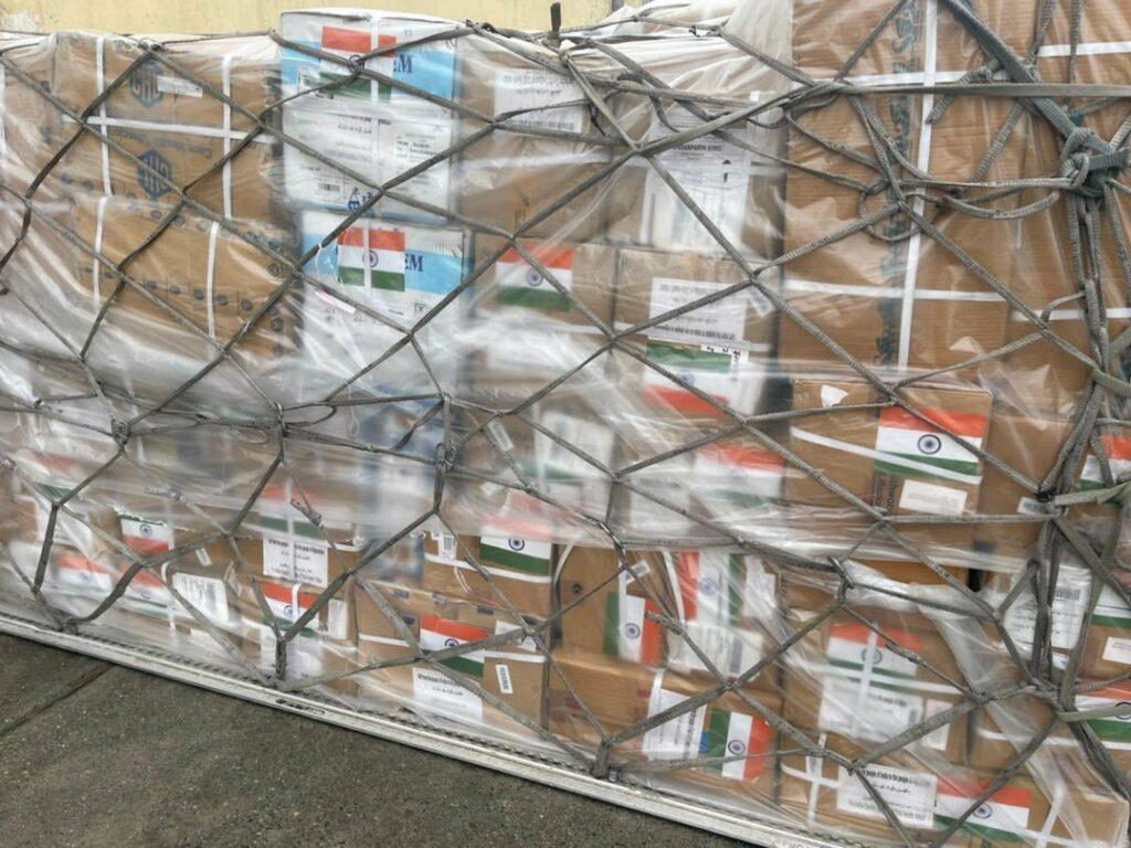 India delivers 6 tonnes of medical supplies to Afghanistan