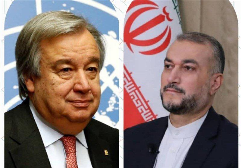 UN chief, Iranian FM discuss inclusive Afghan govt