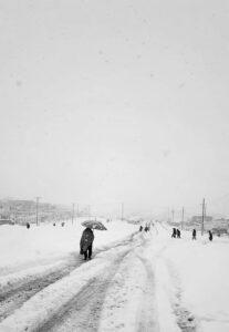 Bamyan, Daikundi people happy for recent snowfalls