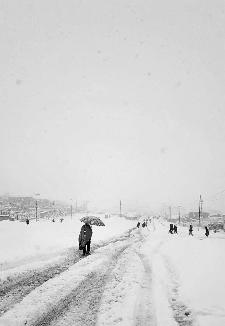 Bamyan, Daikundi people happy for recent snowfalls