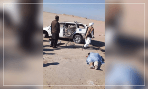 در حادثه ترافیکی در نیمروز دو تن جان باخته اند