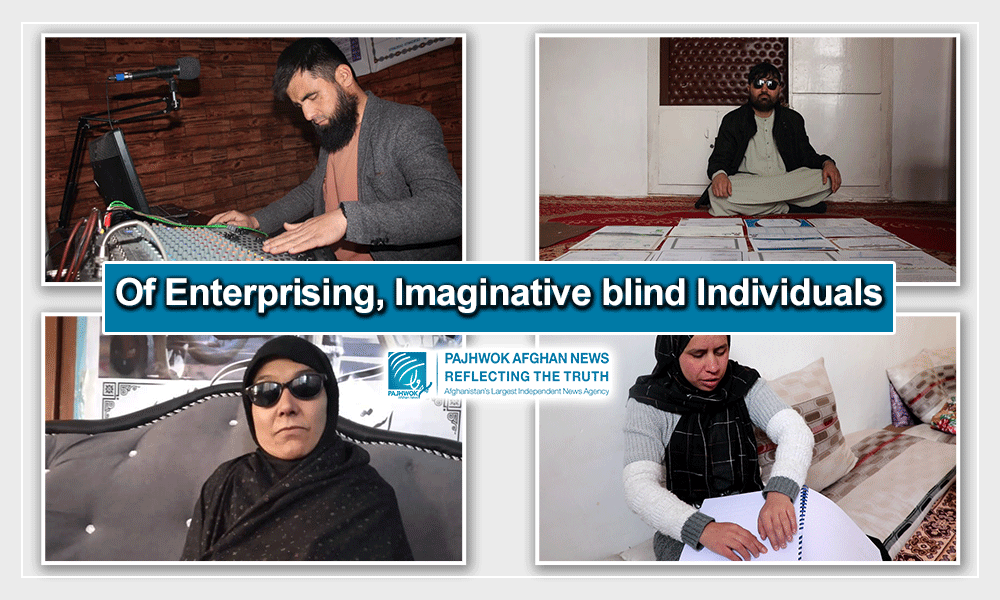 Of enterprising, imaginative blind individuals