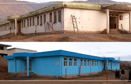 شفاخانه ۲۰ بستر لولاش مرکز ولسوالی کوهستان پس از بازسازی به بهره‌برداری سپرده شد