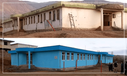 شفاخانه ۲۰ بستر لولاش مرکز ولسوالی کوهستان پس از بازسازی به بهره‌برداری سپرده شد