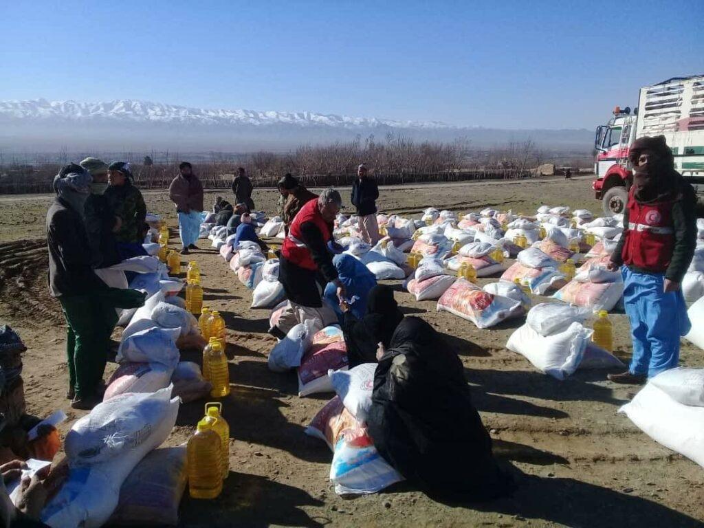 برای پنج‌صد خانواده در هرات کمک غذایی صورت گرفت