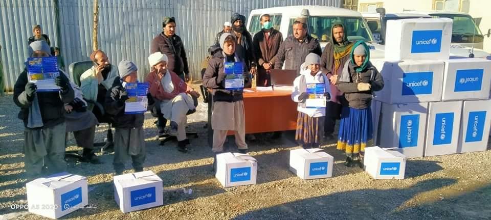Orphaned children distributed warm clothes in Paktika