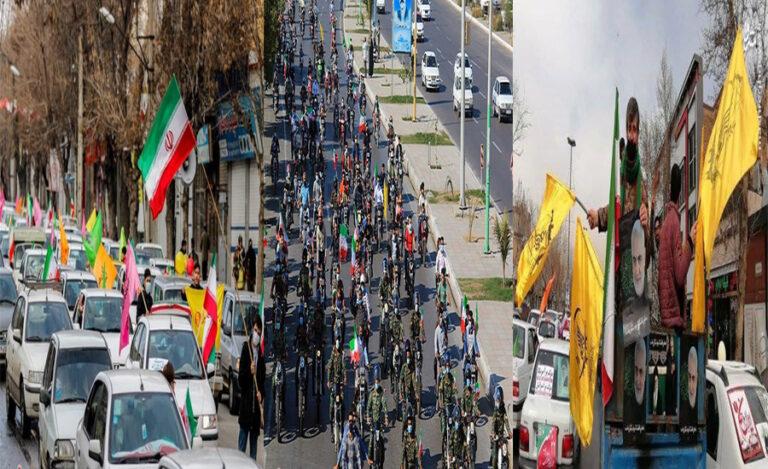 حضور لشکر فاطمیون در راهپیمایی جشن انقلاب اسلامی