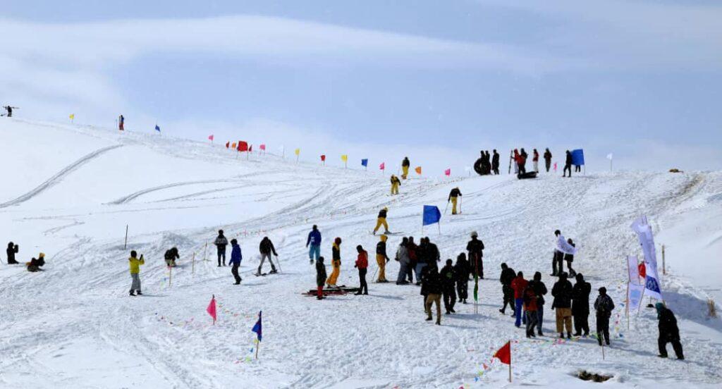 جشنواره ورزش‌های زمستانی در بامیان آغازشد