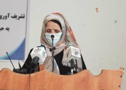 نمایندۀ زنان ولایت بدخشان برای همکاری با موسسات معرفی شد