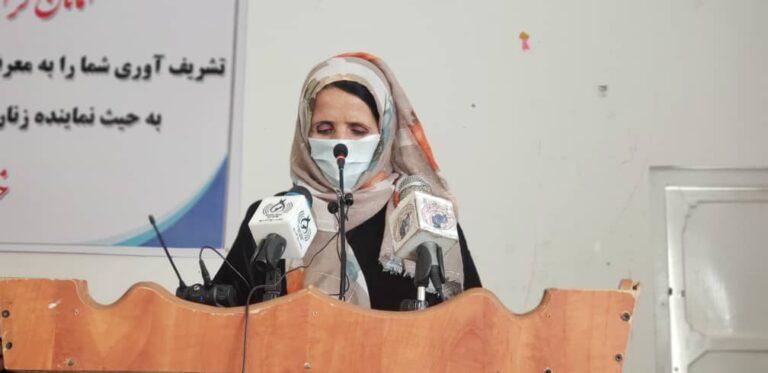 نمایندۀ زنان ولایت بدخشان برای همکاری با موسسات معرفی شد