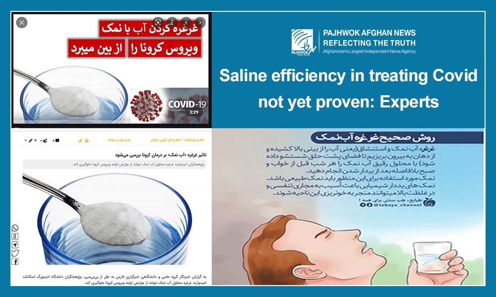 Saline efficiency in treating Covid not yet proven: Experts