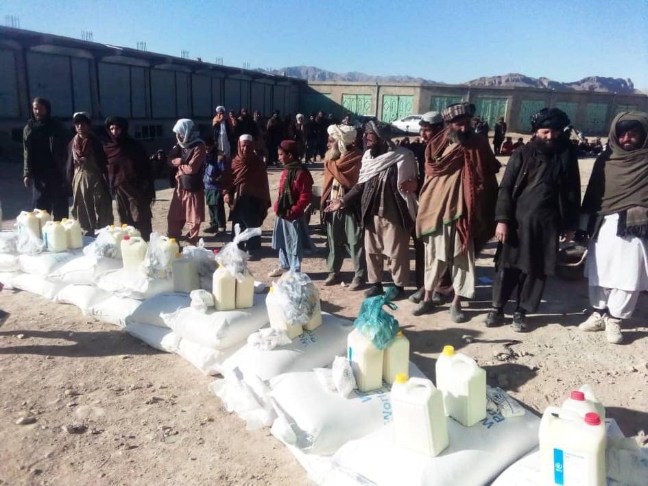 WFP launches aid distribution to 3,500 Ghazni families