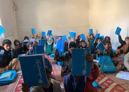 Save the Children sets up 500 classrooms for Kunar children