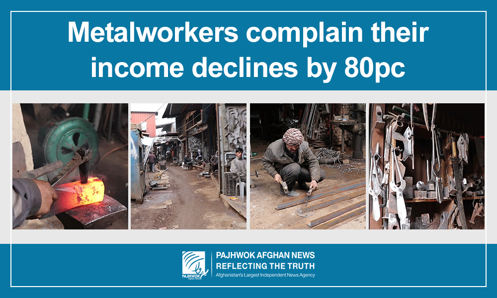 Metalworkers complain their income declines by 80pc