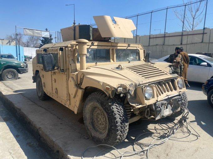7 Humvee vehicles recovered from a house during search operation