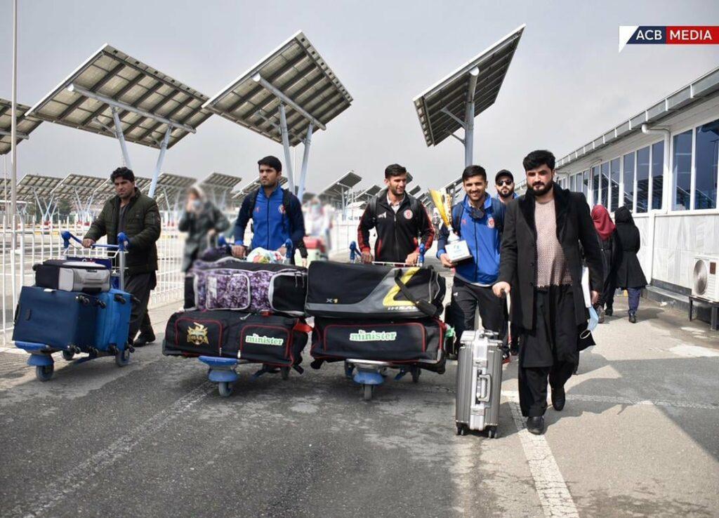 Afghan cricket team returns home from Bangladesh