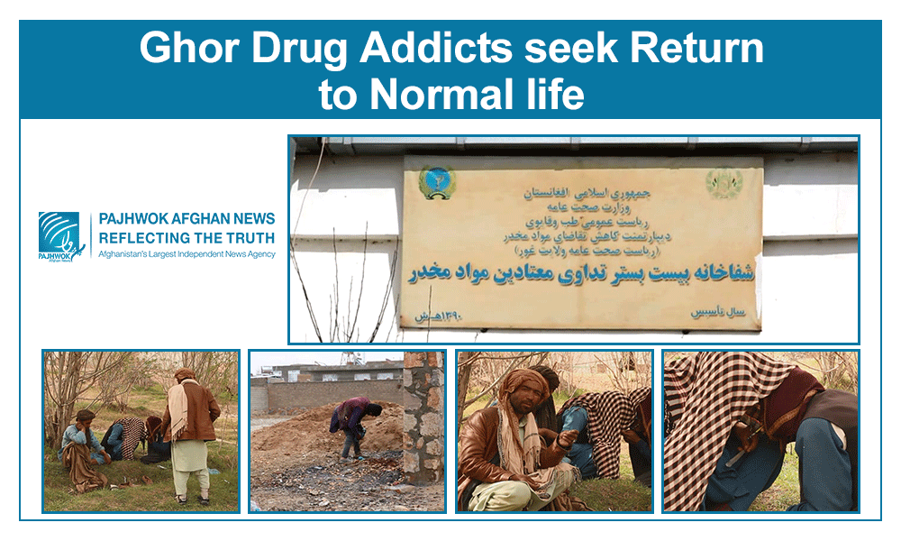 Ghor drug addicts seek return to normal life