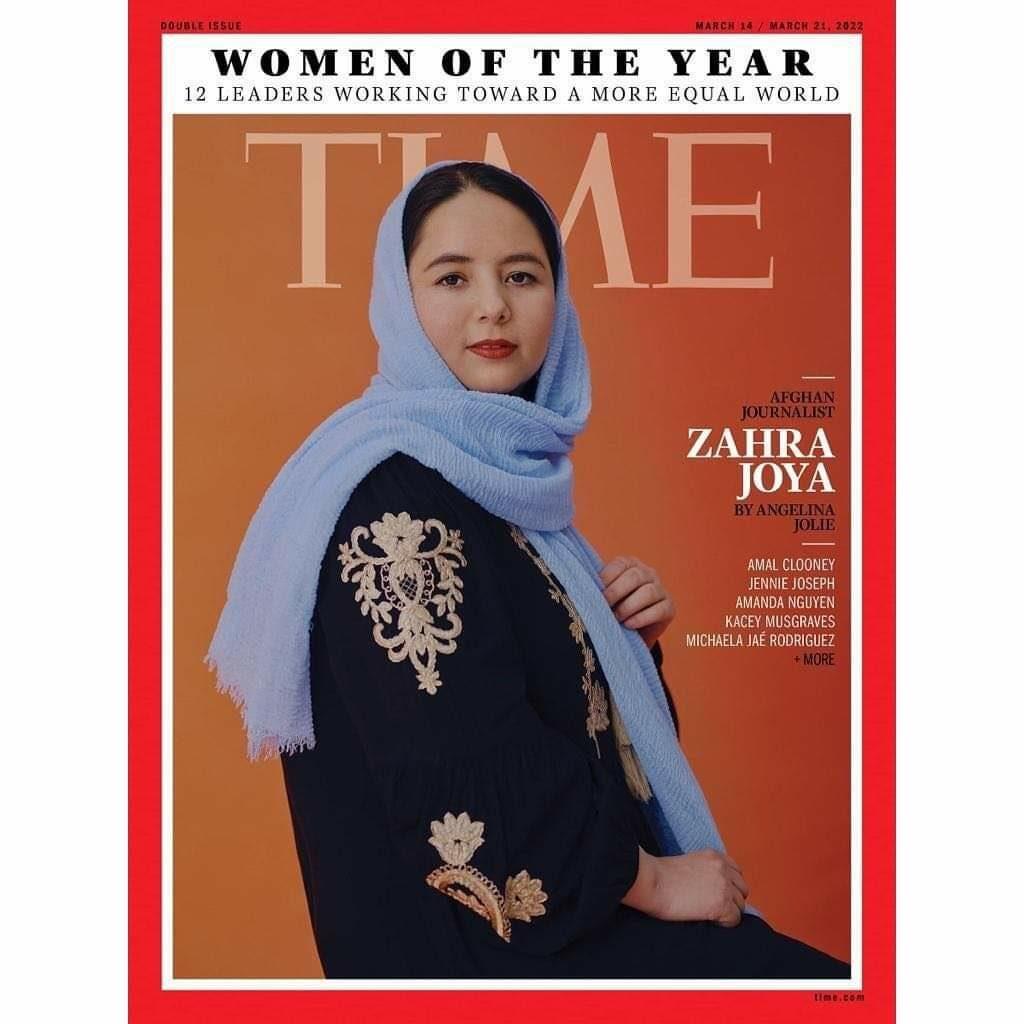 زن افغان در میان زنان سال مجلۀ تایم