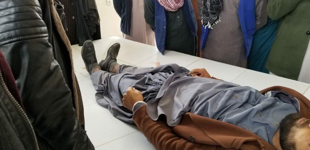 په غور کې یو سړی په مرموز ډول وژل شوی