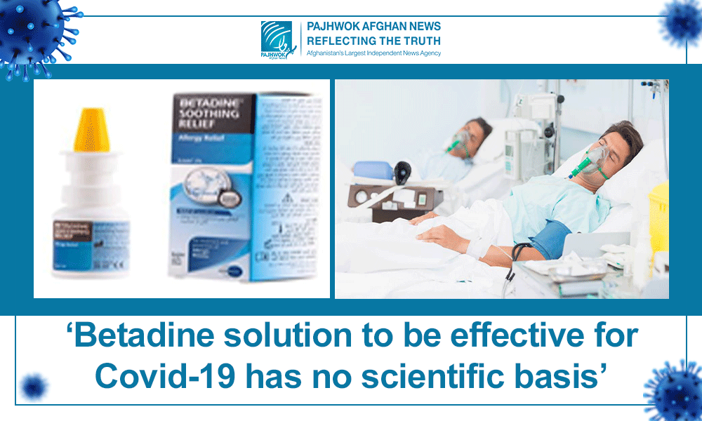 ‘Betadine solution to be effective for Covid-19 has no scientific basis’