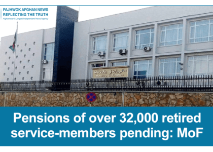 Pensions of over 32,000 retired service-members pending: MoF
