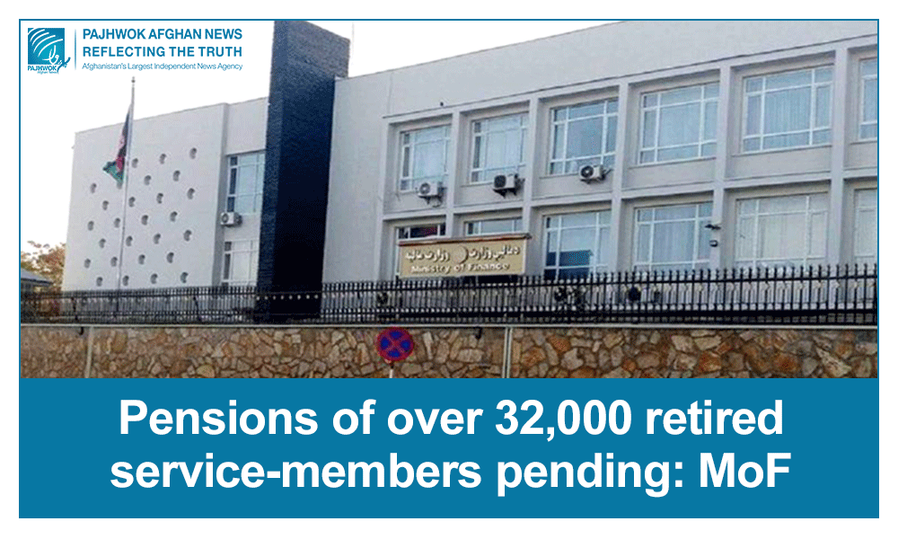 Pensions of over 32,000 retired service-members pending: MoF