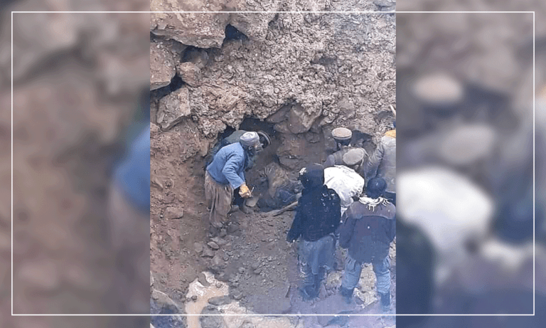 فروریزی یک کارگاه زرشویی در بدخشان جان یک معدن‌کار را گرفت