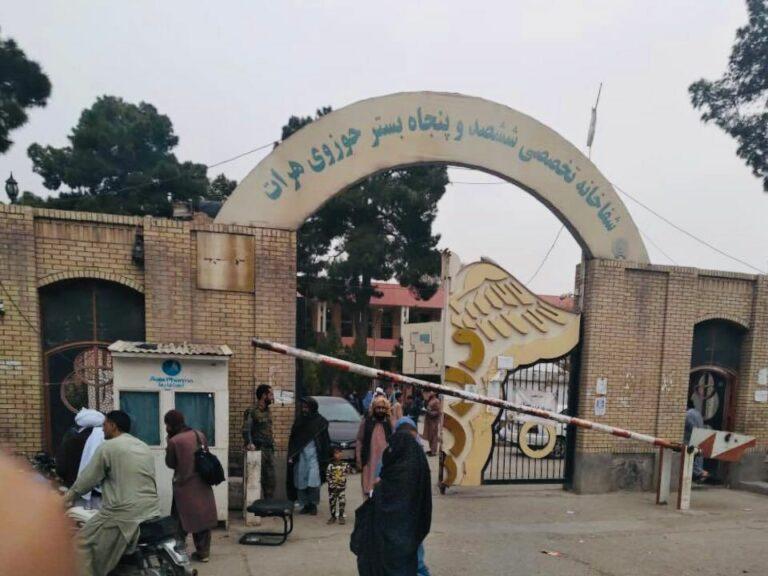 Herat hospital in need of more personnel, equipment