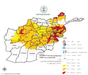 ADM predicts rain, snowfall, flash floods in 33 provinces