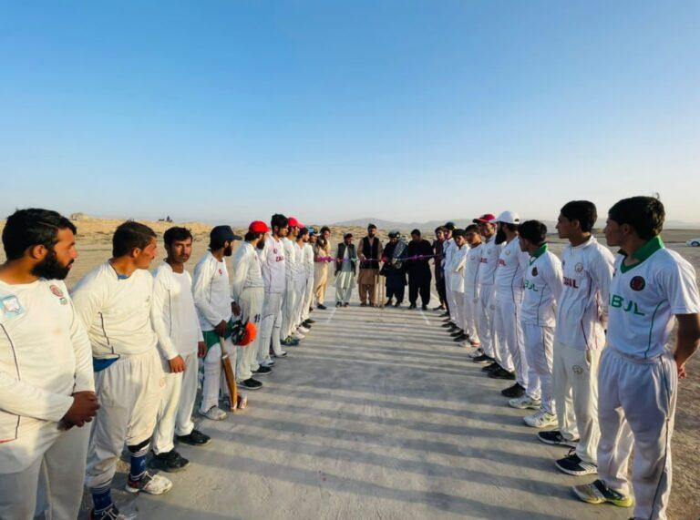 په زابل کې د کرکټ غوره لیګ سیالۍ پيل شوې