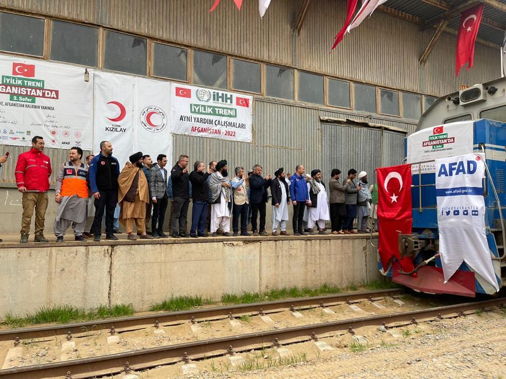 سومین «قطار نیکوکاری» ترکیه وارد هرات شد