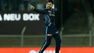 Rashid crosses IPL milestone, claims 100th wicket