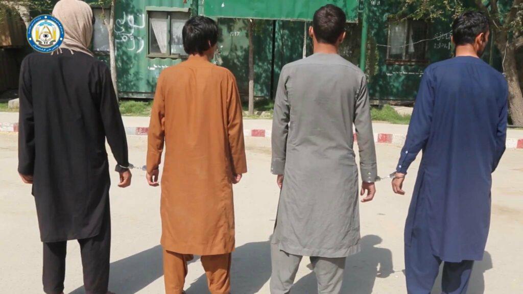 پنج تن از ادم ربایان در کابل بازداشت شدند