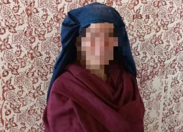 هغه مېرمن ونیول شوه چې د خپلې بنې لور یې وژلې وه