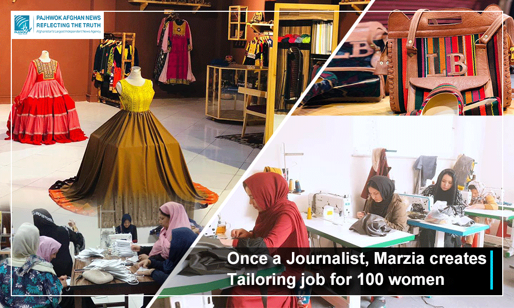 Once a journalist, Marzia creates tailoring job for 100 women