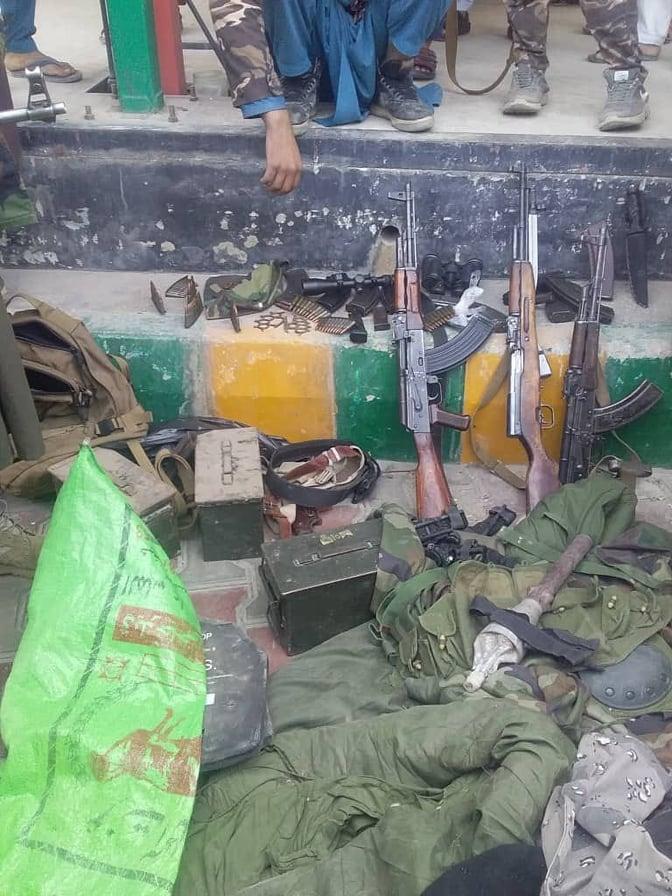 180 weapons, military equipment seized in Jalalabad