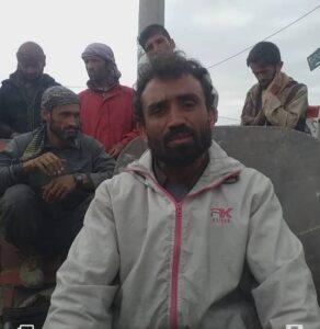 A vendor complains of bad economic situation