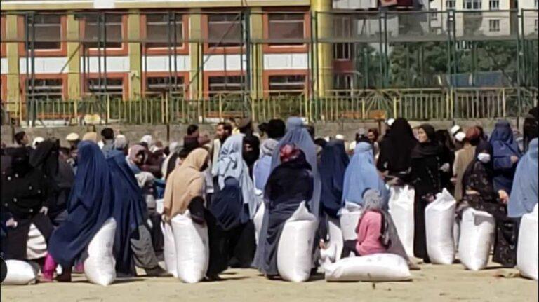 برای سه‌هزار خانوادۀ نیازمند در کابل برنج توزیع شد