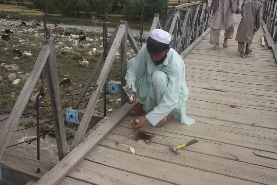 Nangarhar: Reconstruction work on key bridge begins