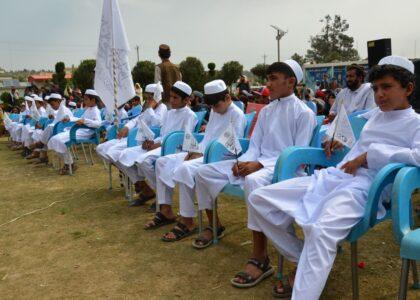 Orphaned children of conflict sides jointly celebrate Eid