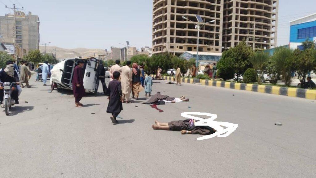 در اثر یک حادثه ترافیکی در هرات ، ۹ تن از نیروهای قوماندانی امنیه کشته و زخمی شدند