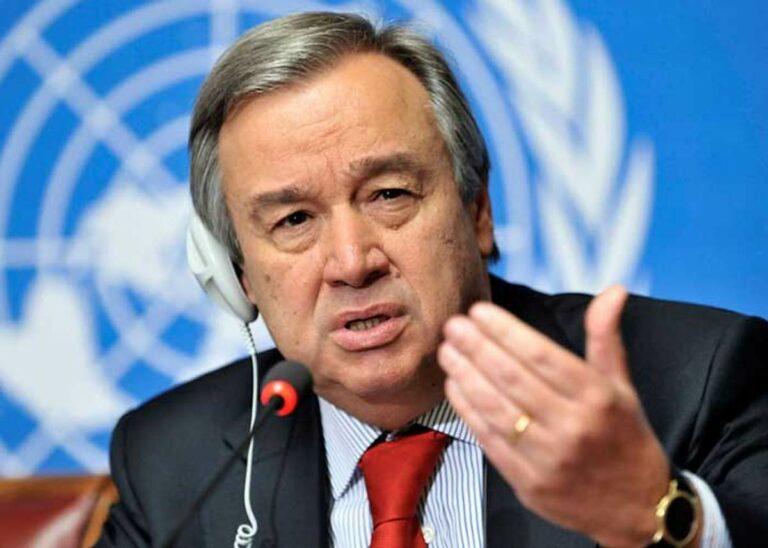 UN chief calls for immediate global action to avert climate ‘catastrophe’