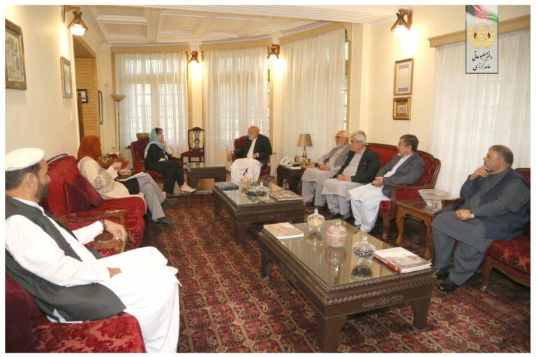 Karzai, Lyons discuss Afghan women’s situation