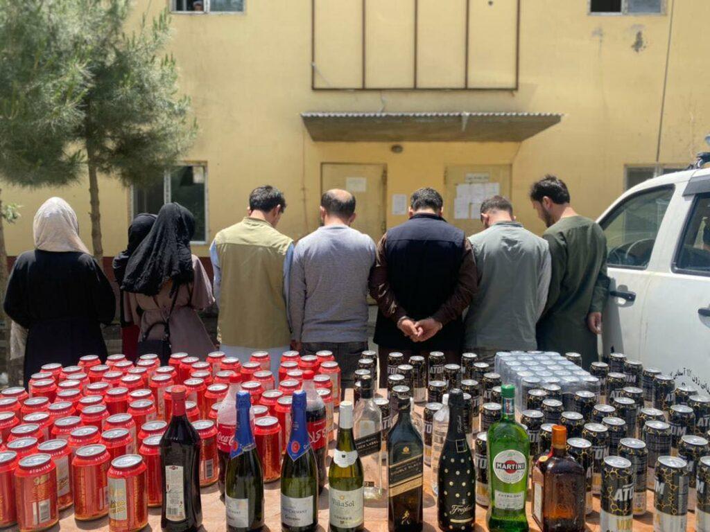 کابل ښار کې د شرابو یوه کارخونه کشف شوې، ورسره په تړاو اته کسان نیول شوي