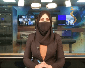Female TV presenters asked to cover faces when on air