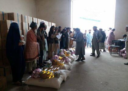 3,600 needy Takhar families receive food, cash aid
